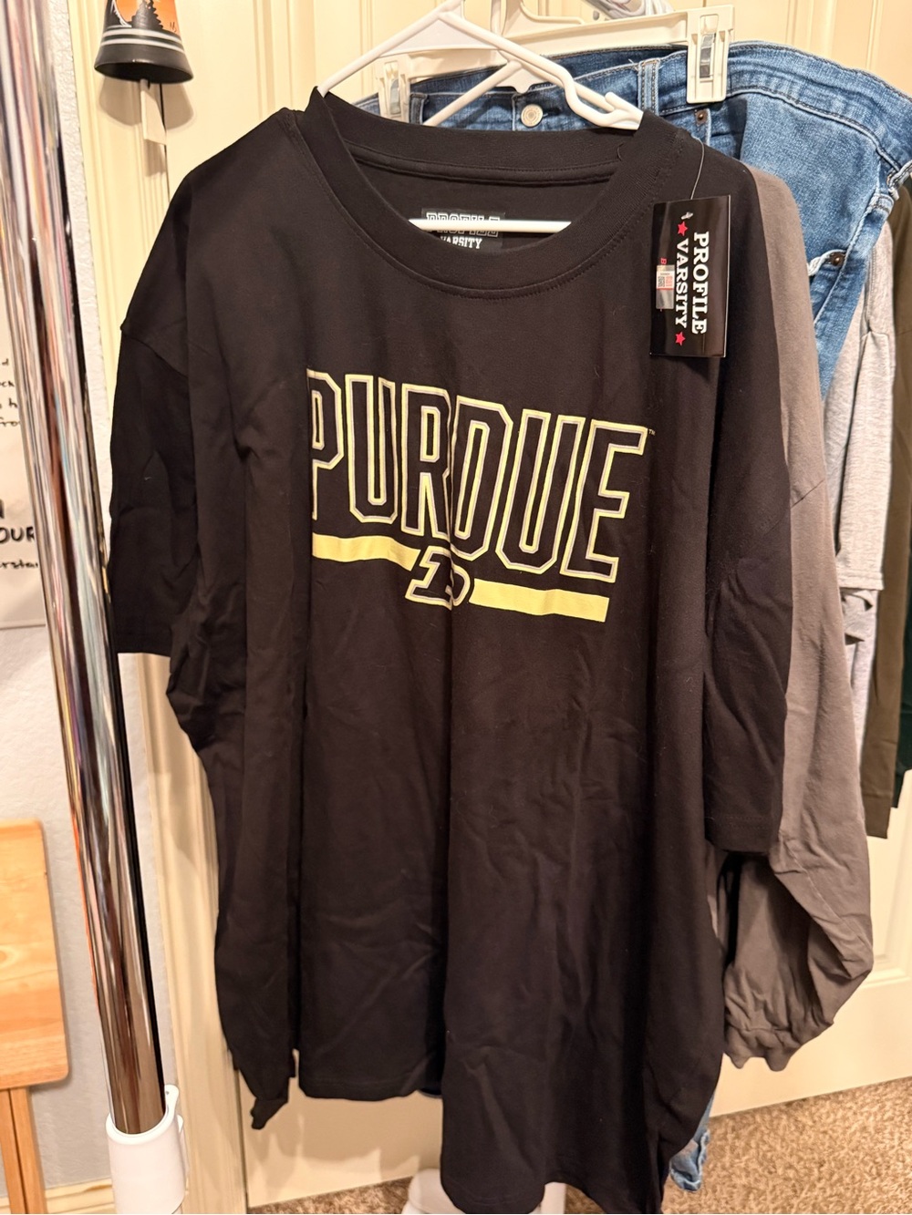 Purdue Black Graphic Tee